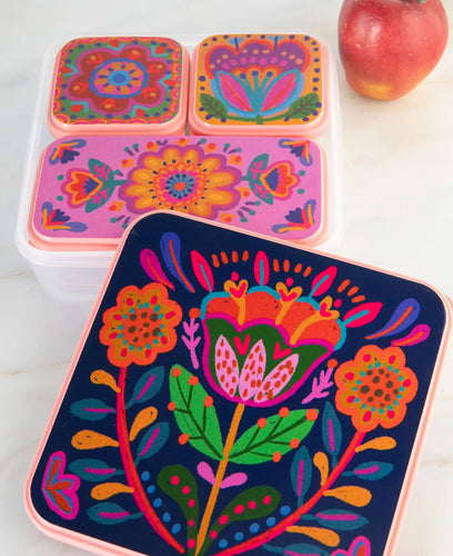 Nesting Storage Containers - Light Pink