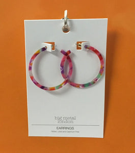 Erica Oval Hoop Earrings