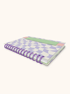A Mirage of Thoughts: Spiral Notebook With Pen Pocket