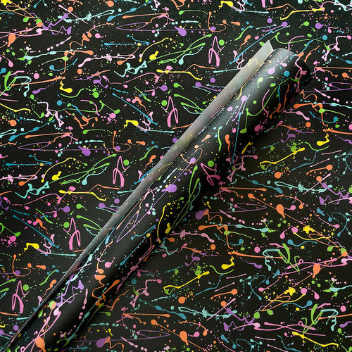 Splatter Paint Wrapping Paper