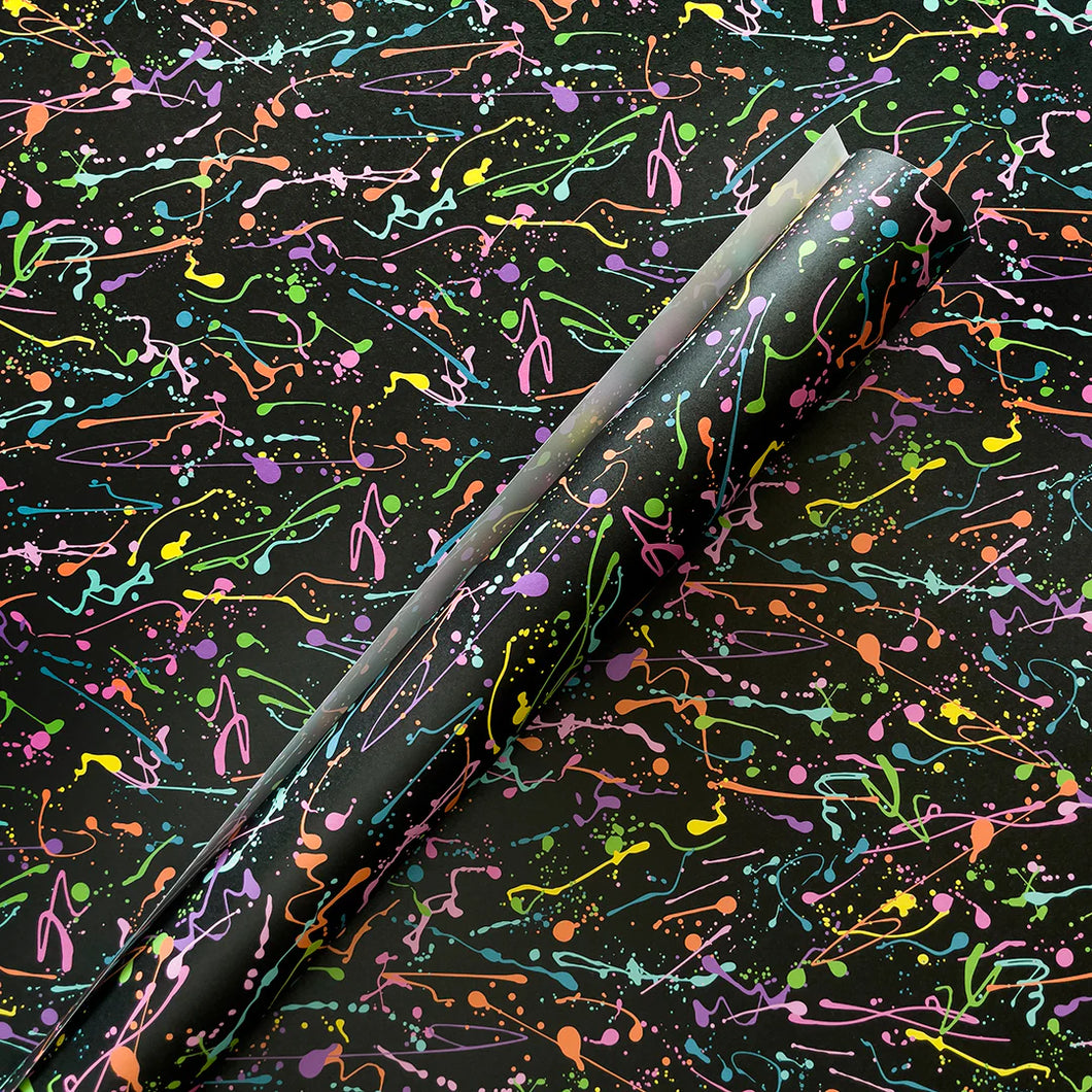 Splatter Paint Wrapping Paper