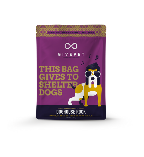 Doghouse Rock Baked Biscuits - 11oz Bag Dog Treats