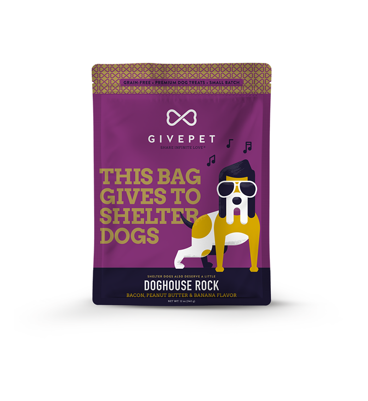 Doghouse Rock Baked Biscuits - 11oz Bag Dog Treats