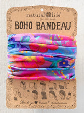 Natural Life Full Boho Bandeau® Headband - Neon Floral