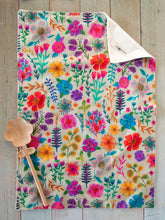 Natural Life Cotton Dish Towel Rainbow Garden Cream