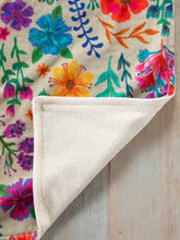 Natural Life Cotton Dish Towel Rainbow Garden Cream