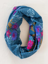 Natural Life Full Boho Bandeau® Headband - Block Stamp Indigo