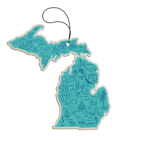 Michigan Air Freshner- Michigan Fresh Water