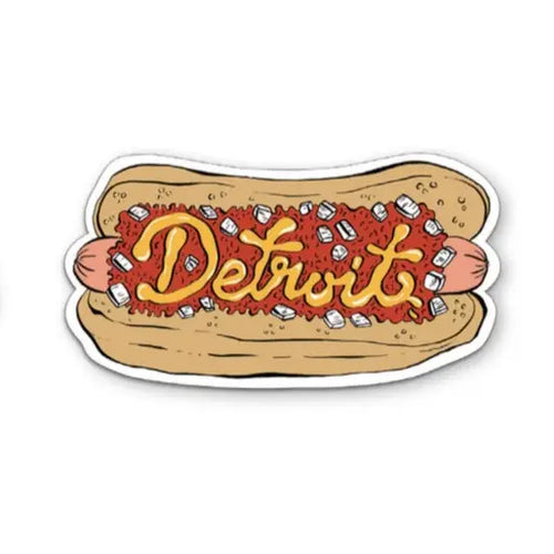 Detroit Coney Dog Sticker
