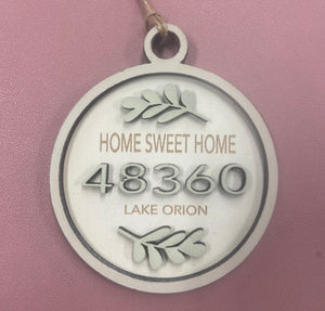 Lake Orion Zip Code Ornament