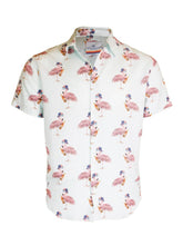 Teal Flamingo Polo