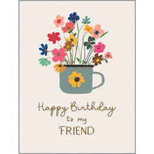 Birthday cup of flowers (Gina B Designs)