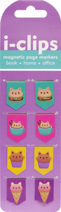 Kawaii Cats I-Clip Magnetic Page Markers