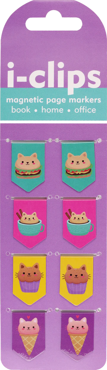 Kawaii Cats I-Clip Magnetic Page Markers