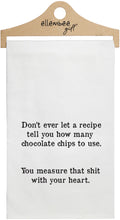Chocolate Chips Recipe Towel