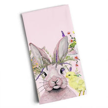 Flora and Fauna On The Farm Tea Towel