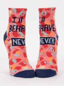 I’ll Behave Never Women’s Ankle Socks
