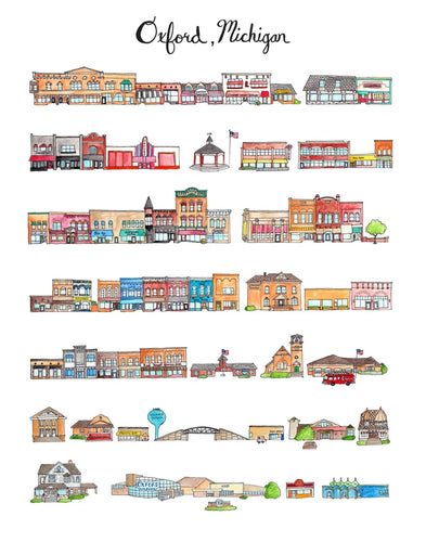 Oxford, Michigan Card