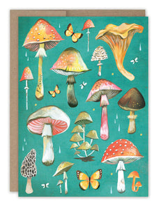 Mushrooms Greeting Card