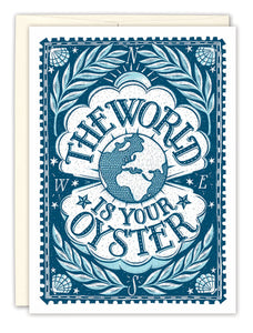 World is Your Oyster Graduation Card