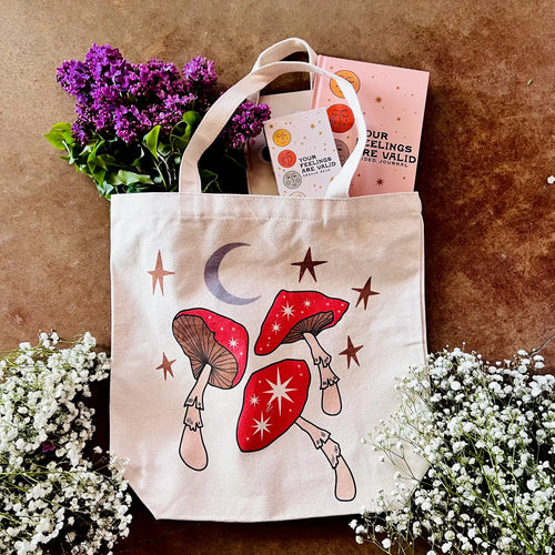 The Dance - Mushroom Canvas Tote