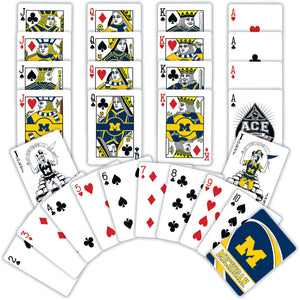 Michigan Wolverines Playing Cards- 54 Card Deck