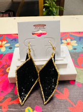 Folded Diamond Earrings