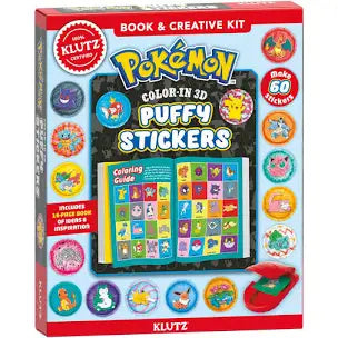 Pokémon Color-In 3D Puffy Stickers