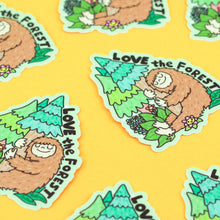 Love The Forest Bigfoot Sasquatch Car Decal Sticker
