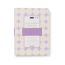 Darling Dots Casey Notebook with Phone Loop