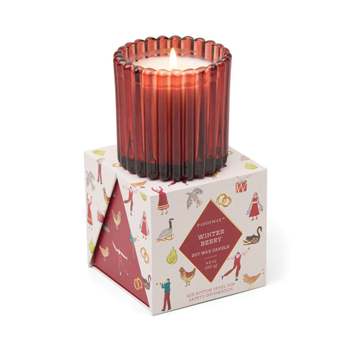 Paddywax Holiday Candle Box - Merry Winter Berry