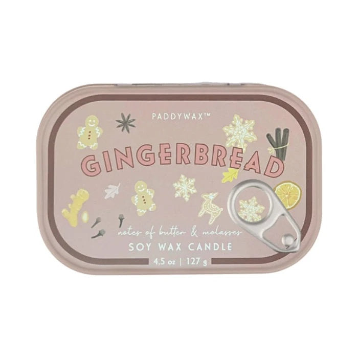 Paddywax Bistro Candle Tin - Gingerbread