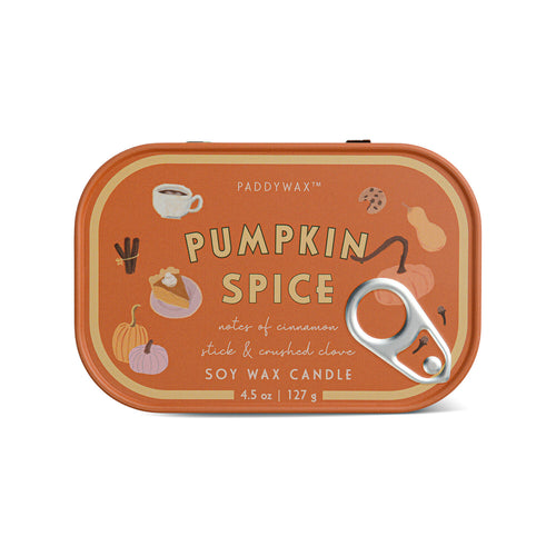 Paddywax Bistro Candle Tin - Pumpkin Spice