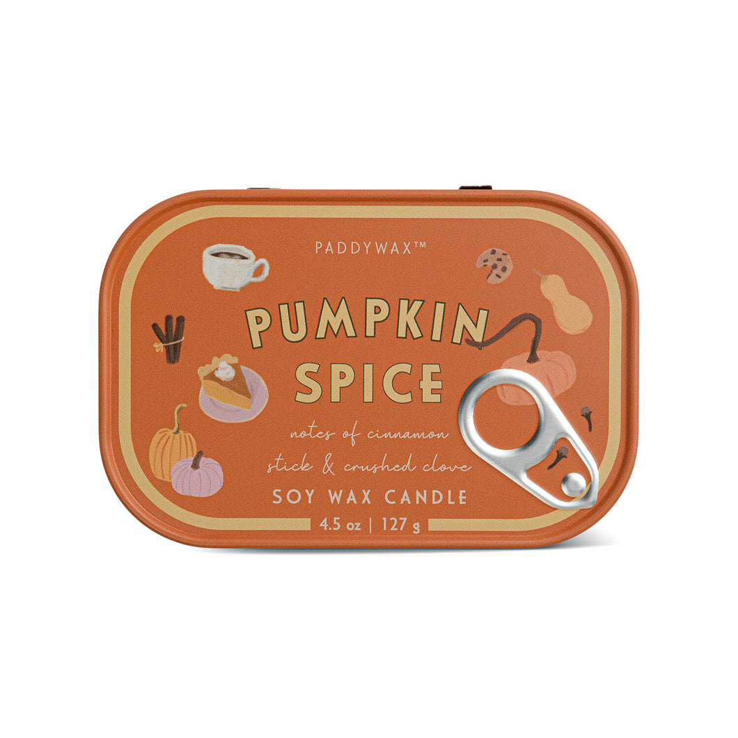 Paddywax Bistro Candle Tin - Pumpkin Spice