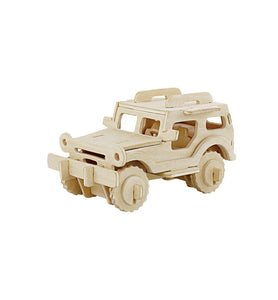 3D Classic Wooden Puzzle SUV