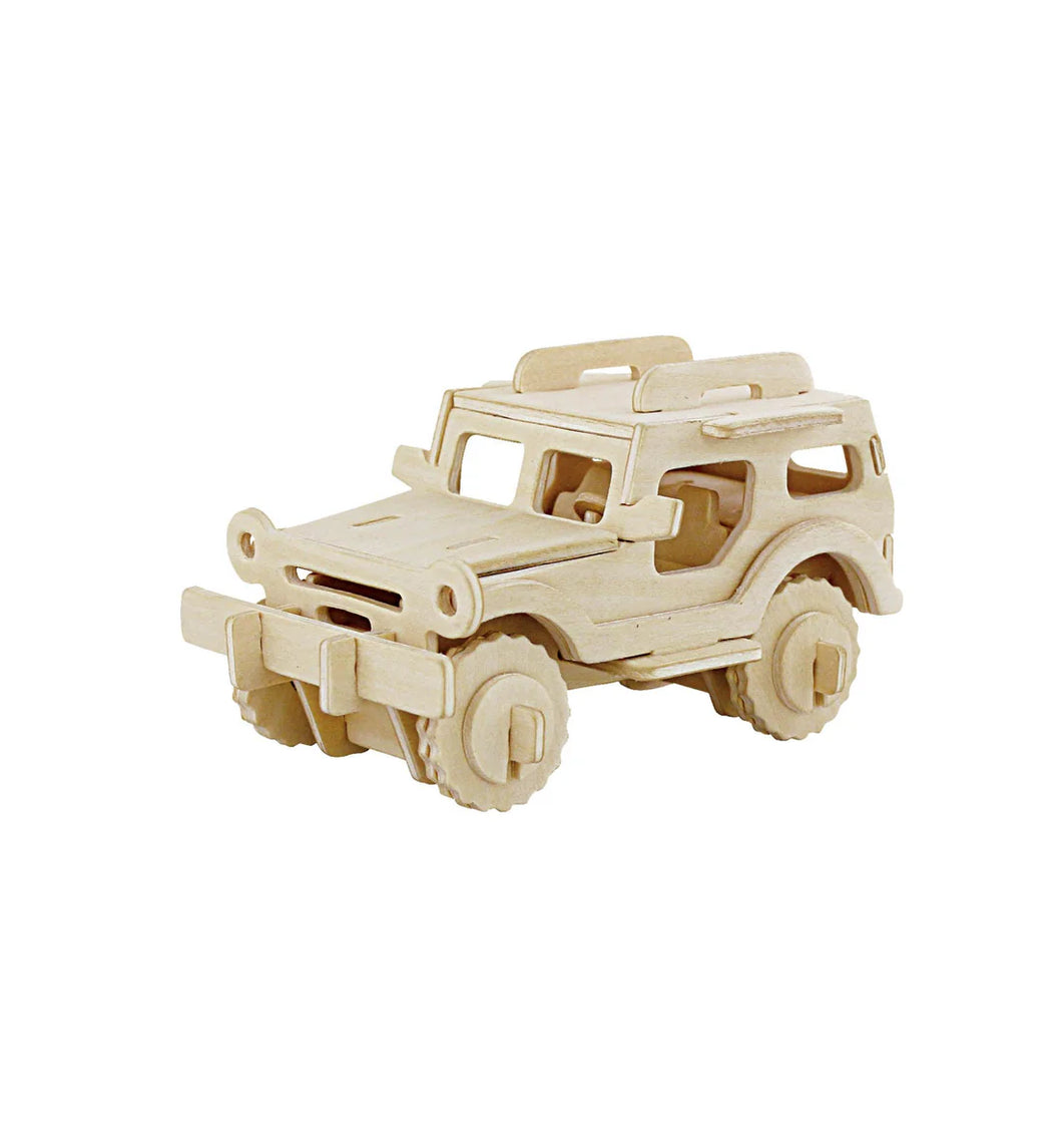 3D Classic Wooden Puzzle SUV
