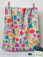 Natural Life Cotton Dish Towel Rainbow Garden Cream
