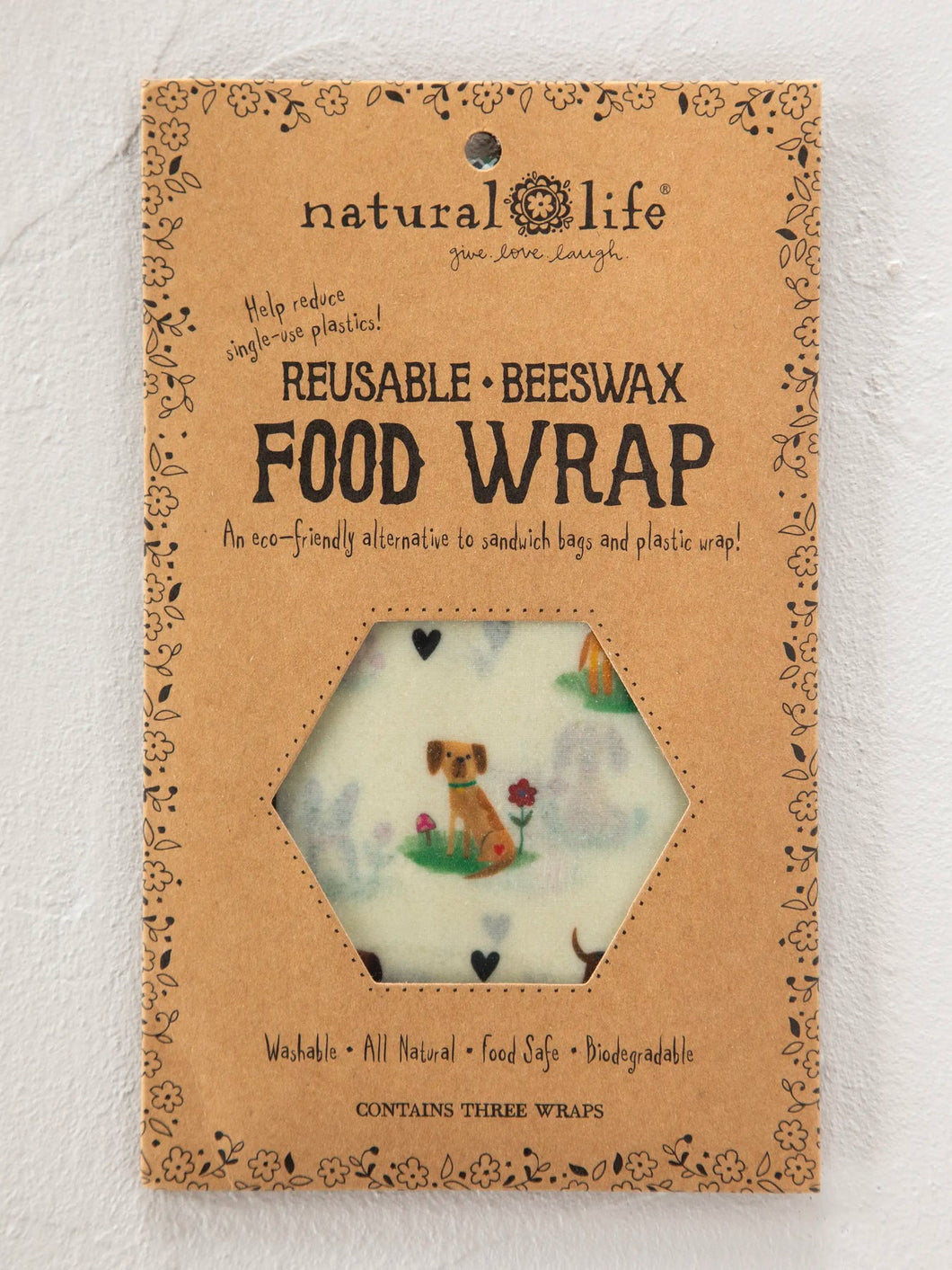 Beeswax Wraps by Natural Life - Dog