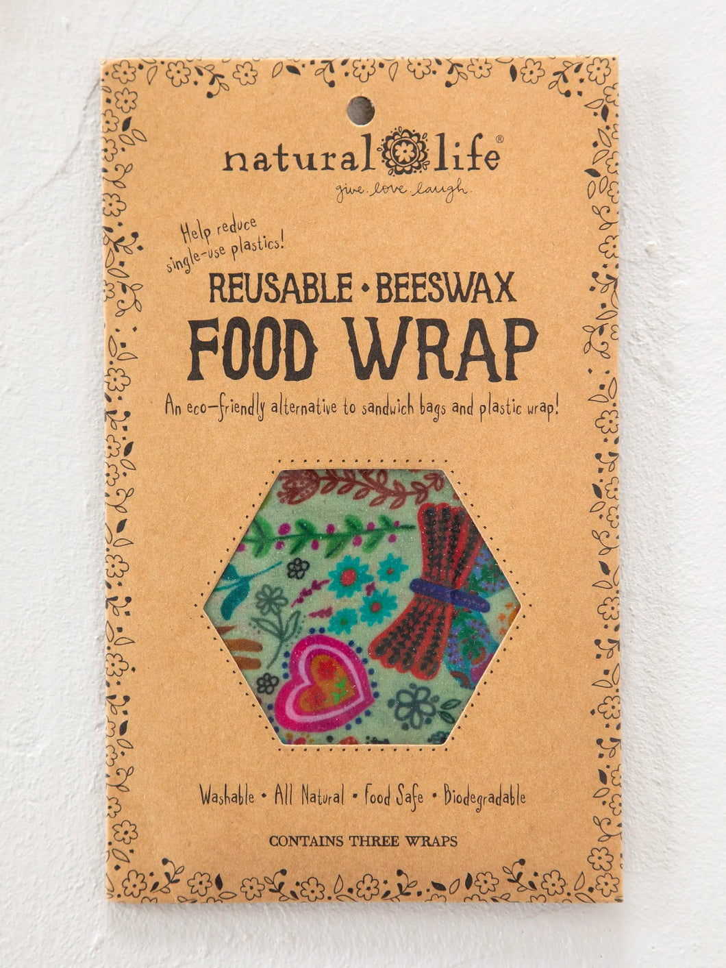 Beeswax Wraps by Natural Life - Doodles