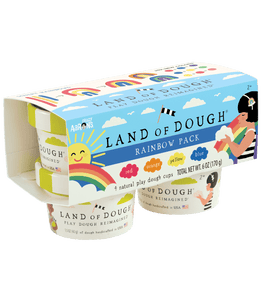 Land of Dough Mini 4 Pack Rainbow