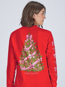 Simply Southern Red Tree Long Sleeve