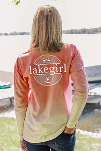 Lakegirl Ombre Striped Rope Circle Long Sleeve