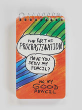The Art Of Procrastination 3x5 Spiral Notebook
