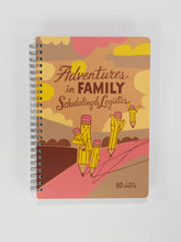 Adventures In Family Scheduling & Logistics 6x8 Spiral Notebook