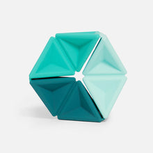 Speks Teal Pivot Silicone Flexagon
