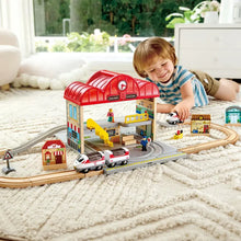 Portable Train Station Set