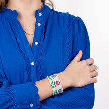 Kendall Floral Beaded Stretch Bracelet Multi