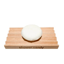 Shower Candy Wood Soap Tray 6"