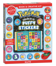 Pokemon Color-In 3D Puffy Stickers