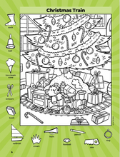Super Sticker Christmas Hidden Pictures